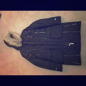 Rocawear Medium Fur Hooded Winter Coat